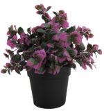 Piantina con Foglia in Pvc Tipo Caladium