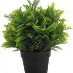 Piantina con Foglie in Pvc Tipo Capelvenere