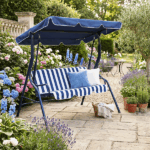 Dondolo 3 Posti Sorrento 170x115x152 Cm: Relax All'Ombra - immagine 4