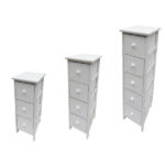 Cassettiera in Legno Bianco