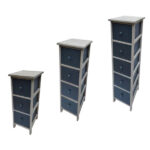 Cassettiera in Legno Grigio