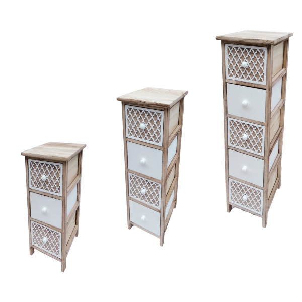 casset_natu_1 Cassettiera in Legno Naturale /Bianco - immagine 1