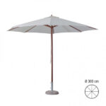Ombrellone Ø 3m  in legno