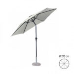 Ombrellone a manovella Ø 270 cm x h.255 cm