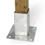 Elementi di fissaggio pali quadrati