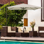 Ombrellone a braccio Ø 3 m. x h. 2,4 m. - immagine 3