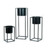 Set 3 portavasi quadrato - immagine 5