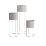 Set 3 portavasi rotondo