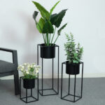 Set 3 portavasi quadrato - immagine 3