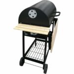 Barbecue con Coperchio e Ruote h103x108x71cm - immagine 2