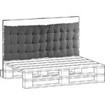 Cuscino Schienale per Divano Pallet e Bancali Esterno - immagine 2