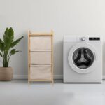 Mobiletto Portabiancheria 3 Scomparti Linea Bamboo - immagine 2