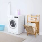 Mobiletto Portabiancheria 3 Scomparti Linea Bamboo - immagine 2