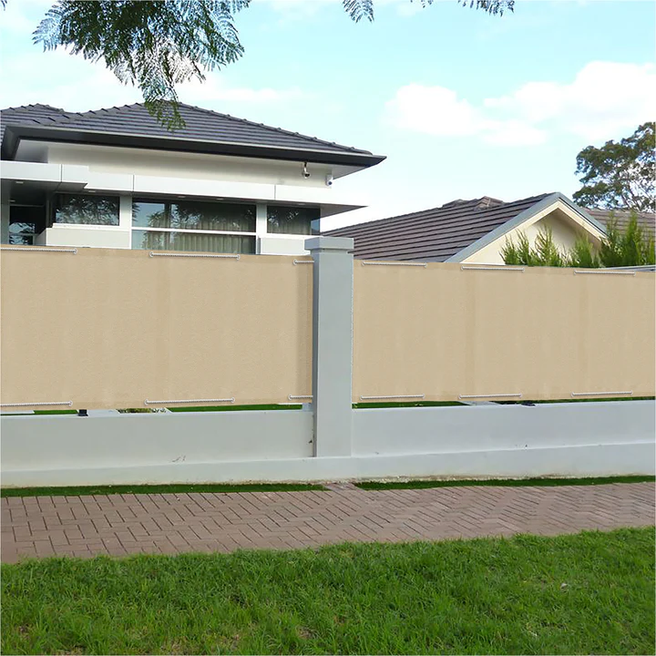 747651beige Telo Frangivista Per Balcone e Ringhiera h85x500 cm - immagine 1