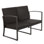 Set giardino con 2 sedie panchina e tavolino - immagine 5