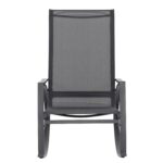 Poltrona a dondolo grigia - immagine 2