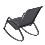 Poltrona a dondolo grigia - immagine 3