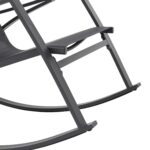 Poltrona a dondolo grigia - immagine 6