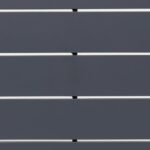 Tavolo da Giardino Pieghevole in Acciaio Grigio 110x70cm - immagine 6