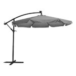 Ombrellone da giardino Decentrato con 32 LED Pannello Solare