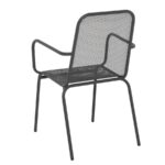 Sedia Giardino in Acciaio - Grigio - immagine 3