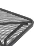 Tavolo da Giardino in Acciaio Nero - immagine 2