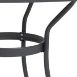 Tavolo da Giardino in Acciaio Nero - immagine 3