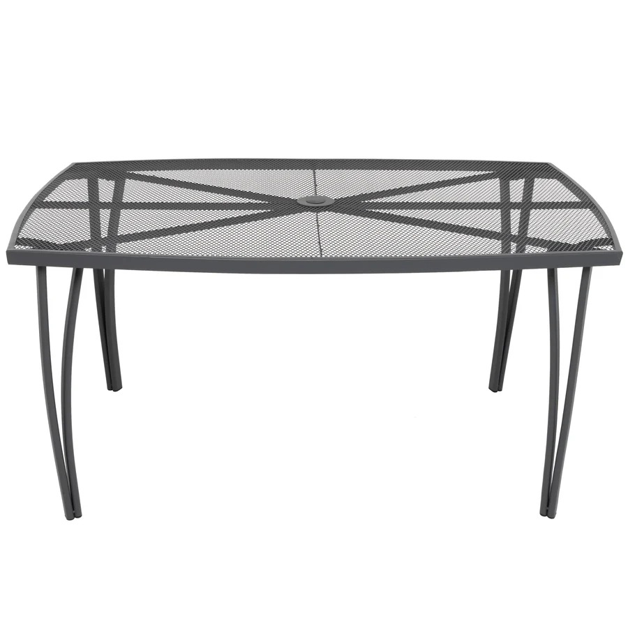 804504_1 Tavolo Rettangolare in Acciaio Nero - immagine 1