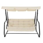 Dondolo 3 posti  con schienale reclinabile