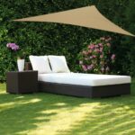 Telo Ombreggiante Vela da Giardino Triangolare Camel 3 metri