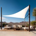 Vela Ombreggiante Triangolare Bianca 3x3x3 metri