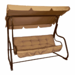 Dondolo Giardino 3 Posti con Funzione Letto - 200x164 cm - immagine 8
