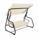 Dondolo Giardino 3 Posti con Funzione Letto - 200x164 cm - immagine 9