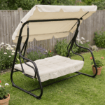 Dondolo Giardino 3 Posti con Funzione Letto - 200x164 cm - immagine 10