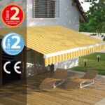 Tenda da sole itaca 4M X 2,5M Bianco/blu - immagine 5