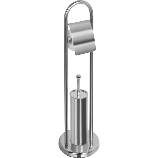 imgi_19_726073_1 Piantana Portascopino e Portarotolo in acciaio inox - immagine 1