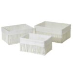 Ceste bianche - set 3 pezzi