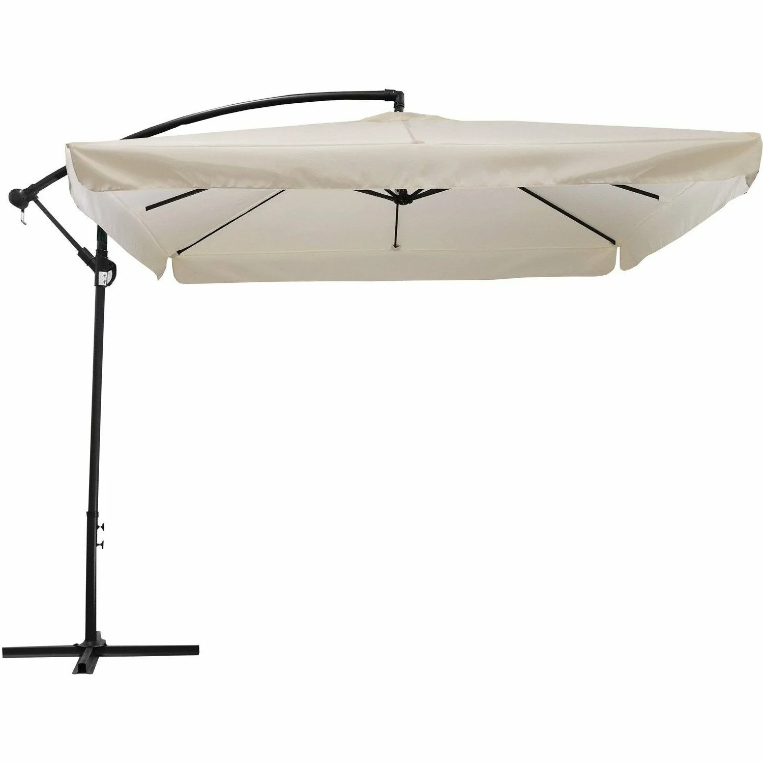 imgi_50_797412 Ombrellone Quadrato 2,5 x 2,5 m. con carrucola Ecru - immagine 1