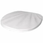 Copriwater in Legno Bianco - 46x39cm