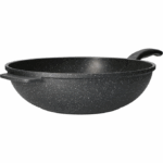 Padella Wok in alluminio pressofuso con fondo a induzione Linea ChefStone - immagine 2