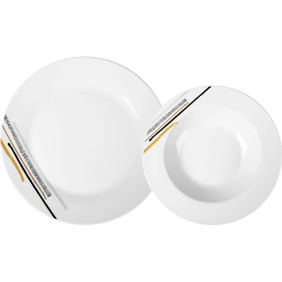 imgi_6_524308 Servizio 12 pz di piatti Antalya in Porcellana - immagine 1