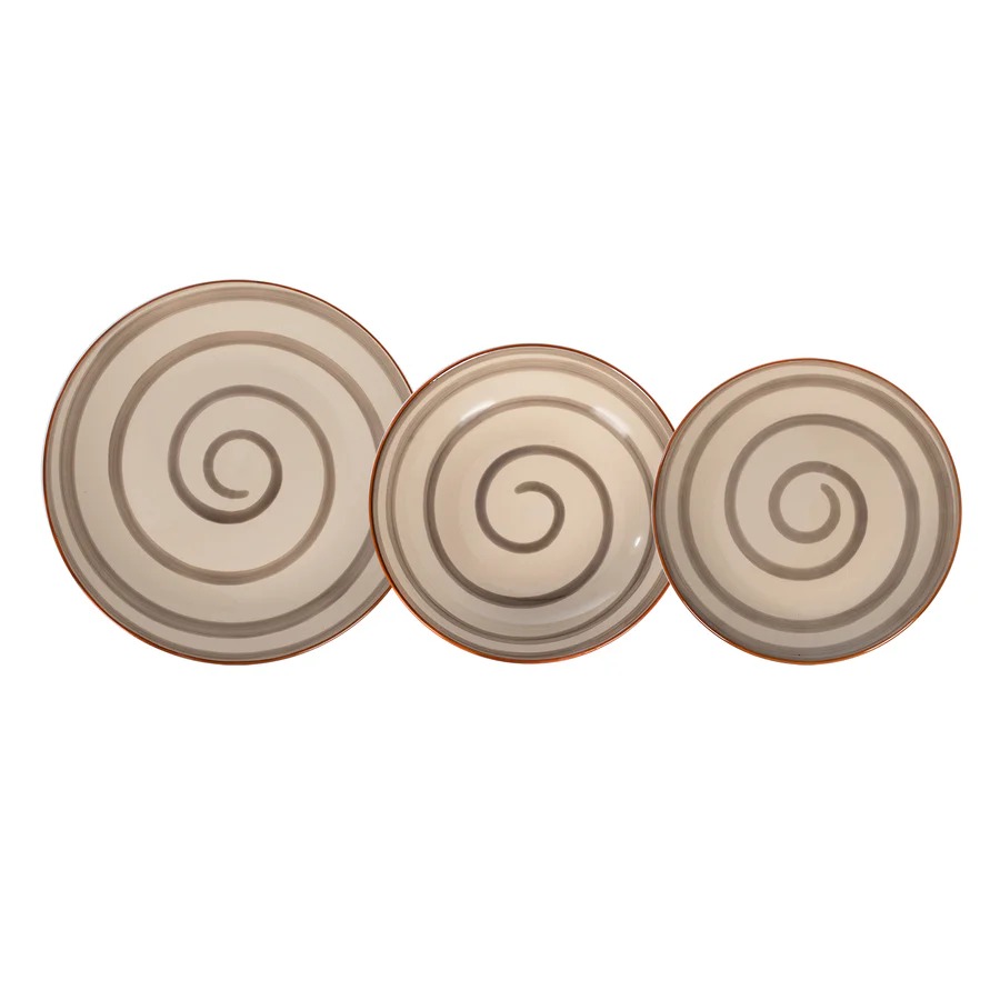 imgi_6_527805_1 Servizio 12 pz piatti in Stoneware Helical - immagine 1