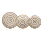 Servizio 12 pz piatti in Stoneware Glossy