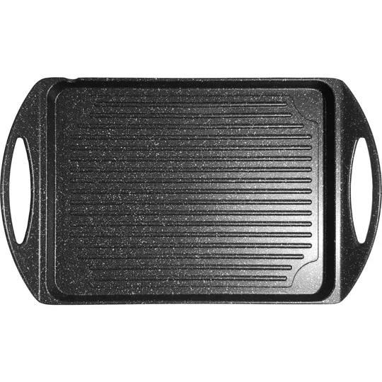 imgi_6_640419_1 Piastra Grill con 2 manici e fondo a induzione Linea ChefStone 25x25 cm - immagine 1