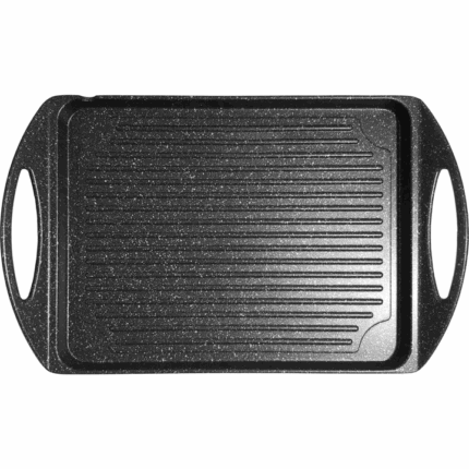 Piastra Grill con 2 manici e fondo a induzione Linea ChefStone 35x25 cm