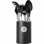 Mestoli in nylon e metallo con contenitore