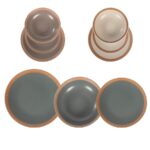 Servizio 18 pz piatti in Stoneware Domus