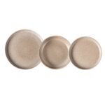Servizio 18 pz piatti in Stoneware Nordica Tortora - immagine 4