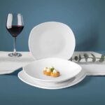 Servizio 12 pz piatti in Porcellana Blanco Square - immagine 2