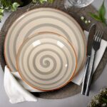 Servizio 12 pz piatti in Stoneware Glossy - immagine 2